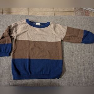 H&M Baby Color Block Sweater - Blue, Brown, and Tan